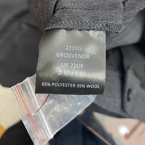 Grey Pants , Uniform Pants, Grosvenor Straight Leg Trouser 2231,Gray work pants - Picture 5 of 6